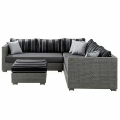Cheap Ove Decors Store 13 New! Ove Decors Monaco 4 pc. Sectional Set, 15PKS-MO1A04-GR1BR